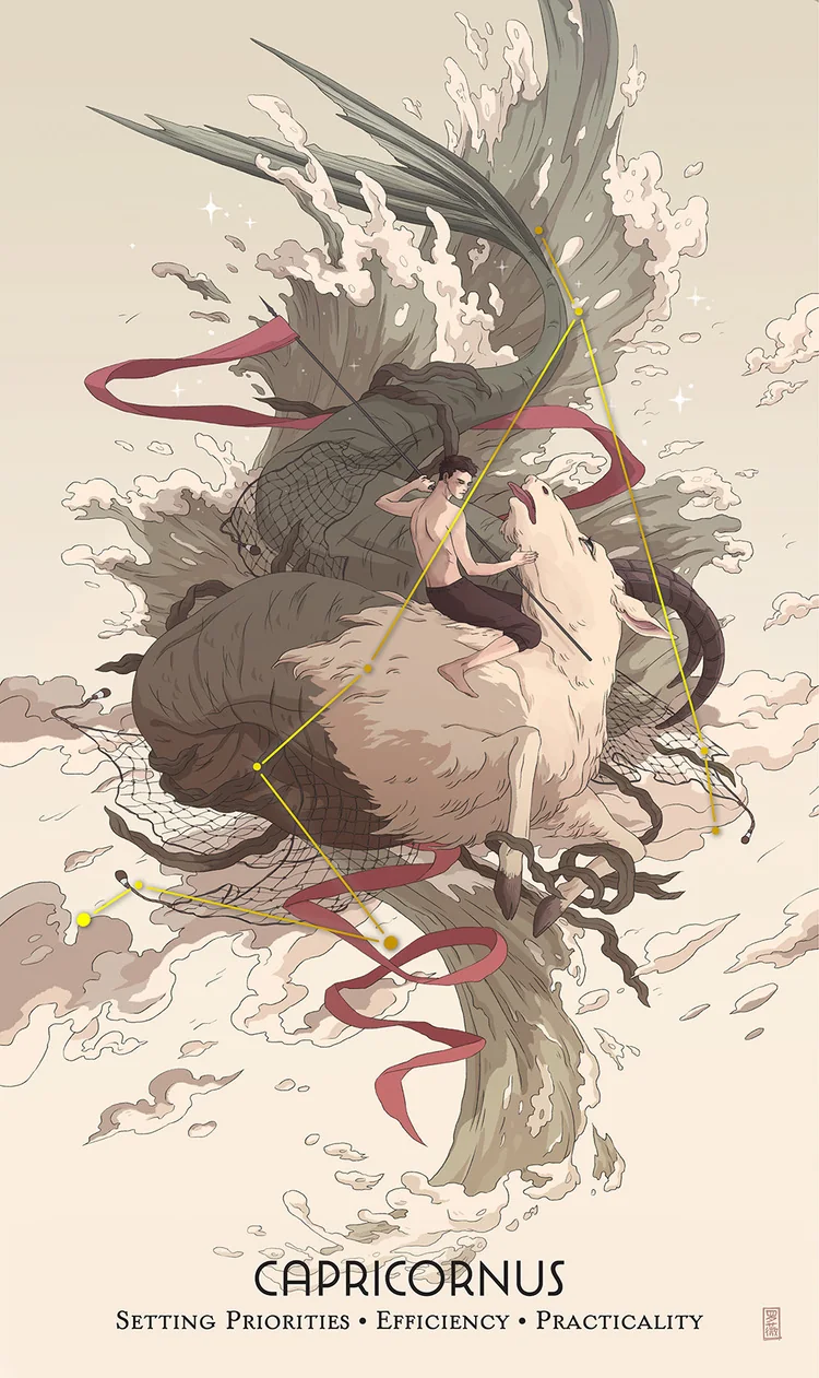 Judgement - Capricornus from the Cosmos Tarot and Oracle source-order gallery