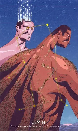 The Star - Gemini from the Cosmos Tarot and Oracle source-order gallery