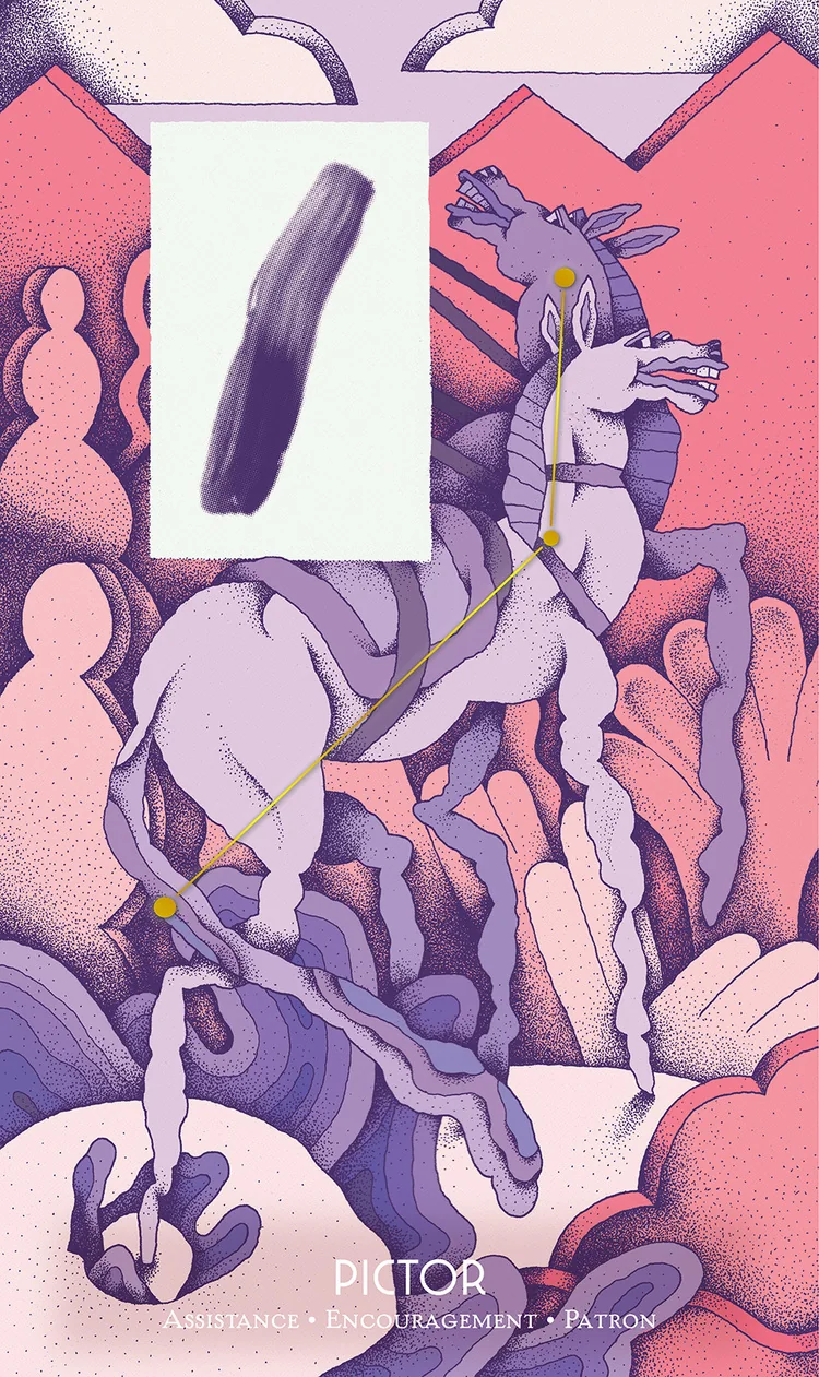 Temperance - Pictor from the Cosmos Tarot and Oracle source-order gallery