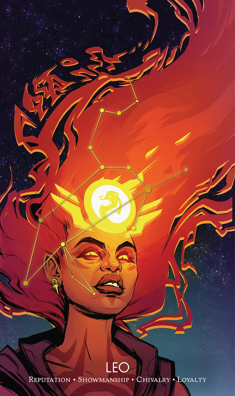The Emperor - Leo from the Cosmos Tarot and Oracle source-order gallery