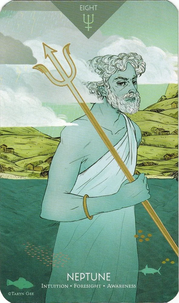 Neptune from the Cosmos Tarot and Oracle source-order gallery