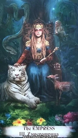 The Empress card from the Creator Fatum Tarot deck
