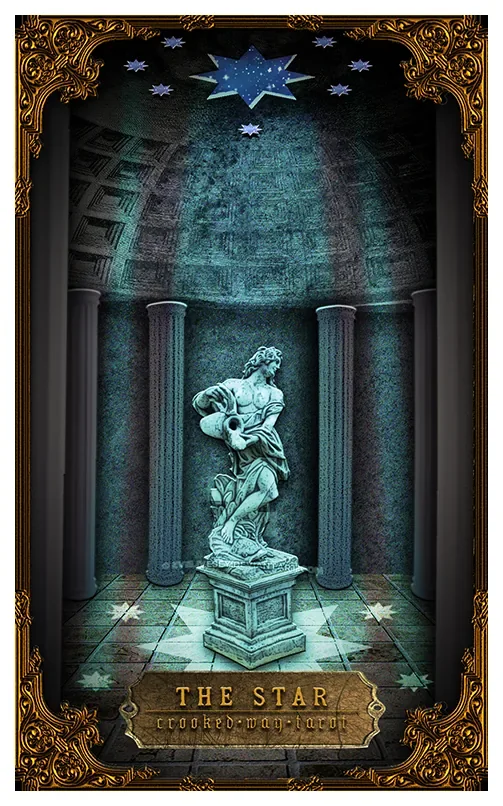 The Star card from the Crooked Way Tarot deck