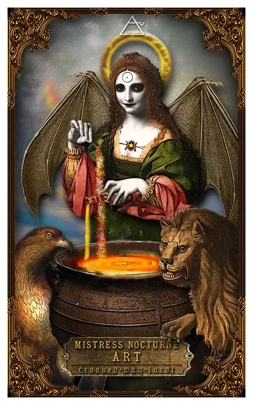 Art card from the Crooked Way Tarot deck