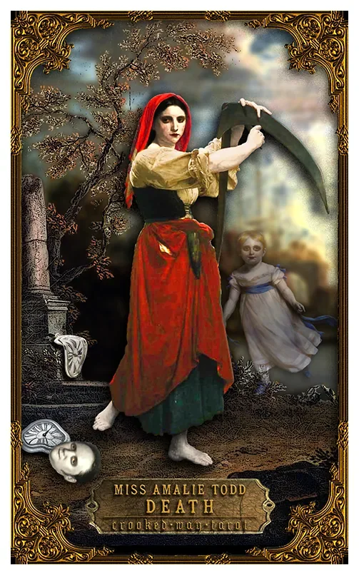 Death card from the Crooked Way Tarot deck