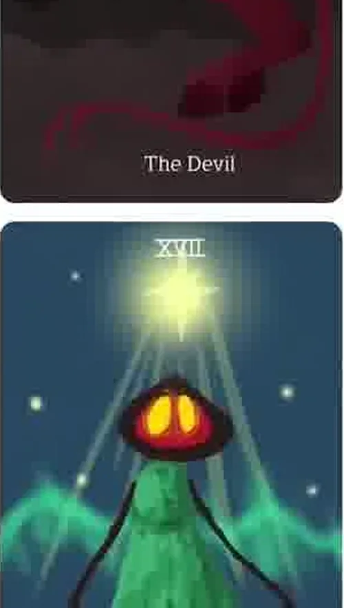 Source-order card 52 card from the Cryptid Tarot deck