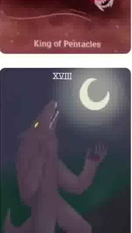 Source-order card 58 card from the Cryptid Tarot deck