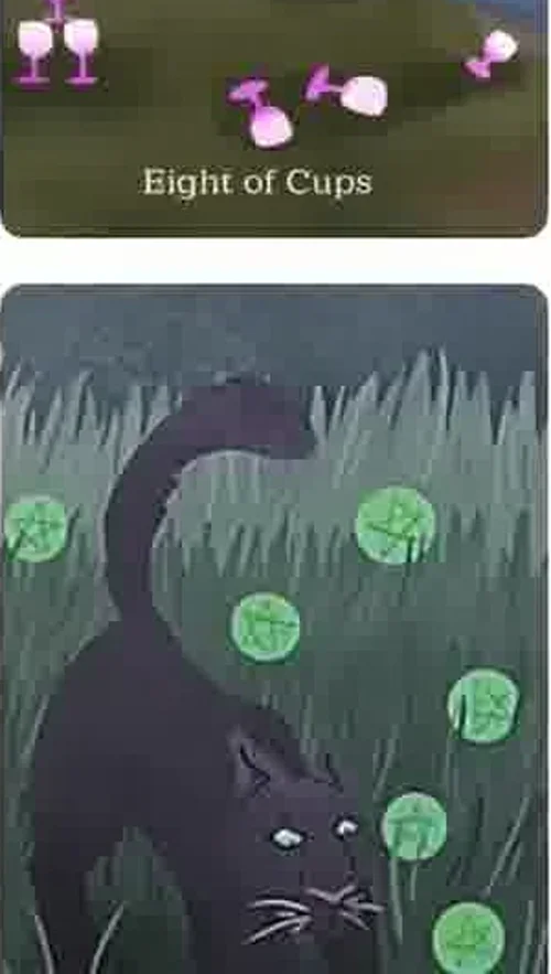 Source-order card 60 card from the Cryptid Tarot deck