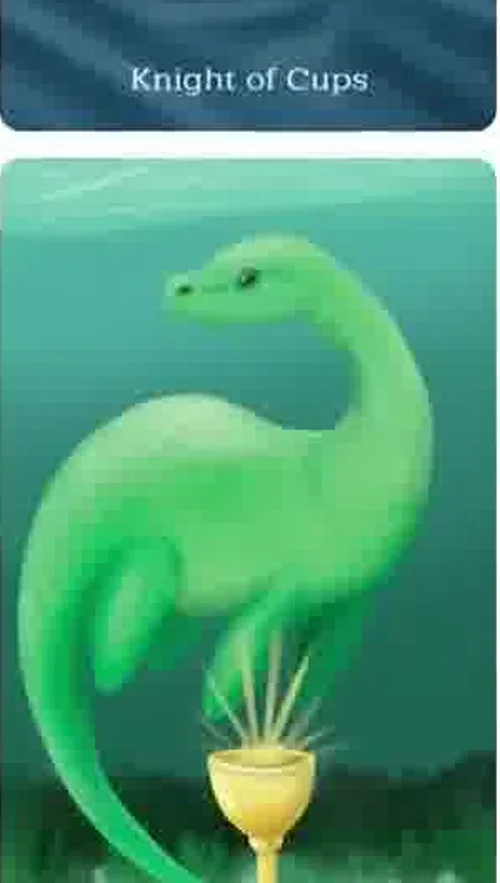 Source-order card 67 card from the Cryptid Tarot deck