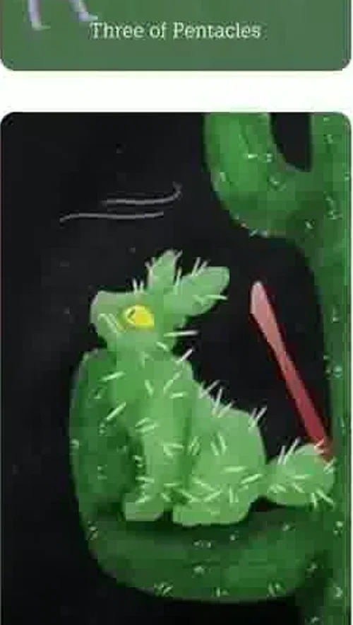 Source-order card 68 card from the Cryptid Tarot deck