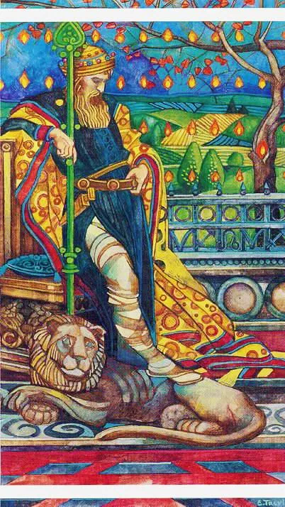 Crystal Tarot card 50 from the Crystal Tarot deck