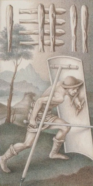 6 of Wands - Leonardo Da Vinci Tarot - Tarot Deck by Iassen Ghiuselev