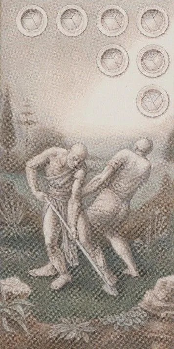 Da Vinci Tarot source card 21 card from the Da Vinci Tarot deck