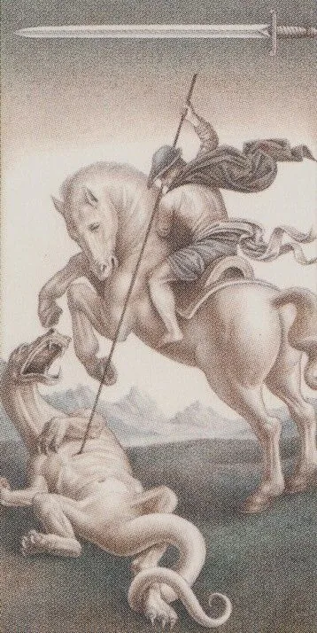 Da Vinci Tarot source card 61 card from the Da Vinci Tarot deck