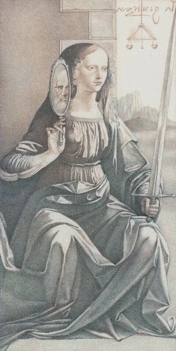 Justice - Leonardo Da Vinci Tarot - Tarot Deck by Iassen Ghiuselev