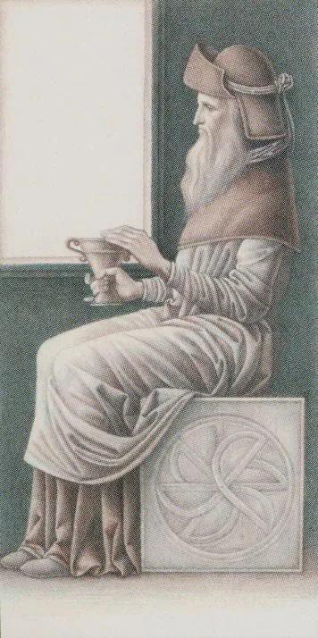King of Cups - Leonardo Da Vinci Tarot - Tarot Deck by Iassen Ghiuselev