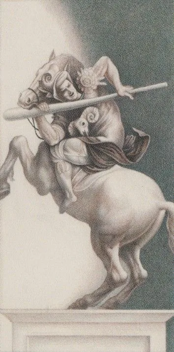 Knight of Wands - Leonardo Da Vinci Tarot - Tarot Deck by Iassen Ghiuselev