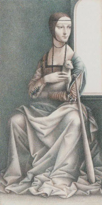 Queen of Wands - Leonardo Da Vinci Tarot - Tarot Deck by Iassen Ghiuselev