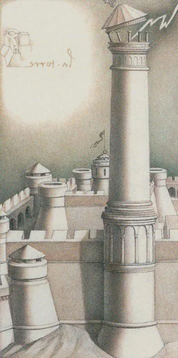 The Tower - Leonardo Da Vinci Tarot - Tarot Deck by Iassen Ghiuselev