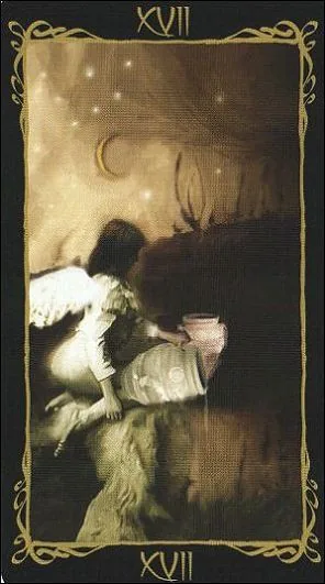 The Star card from the Dark Angels Tarot deck
