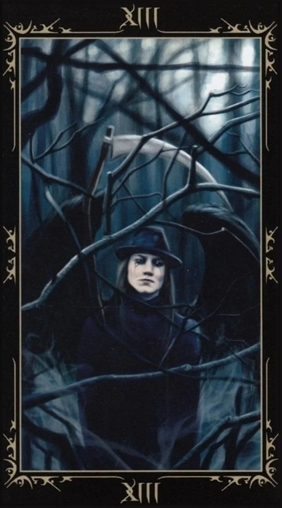 Death card from the Dark Fairytale Tarot deck