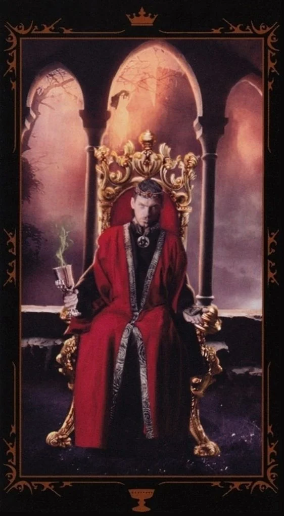 King of Cups card from the Dark Fairytale Tarot deck