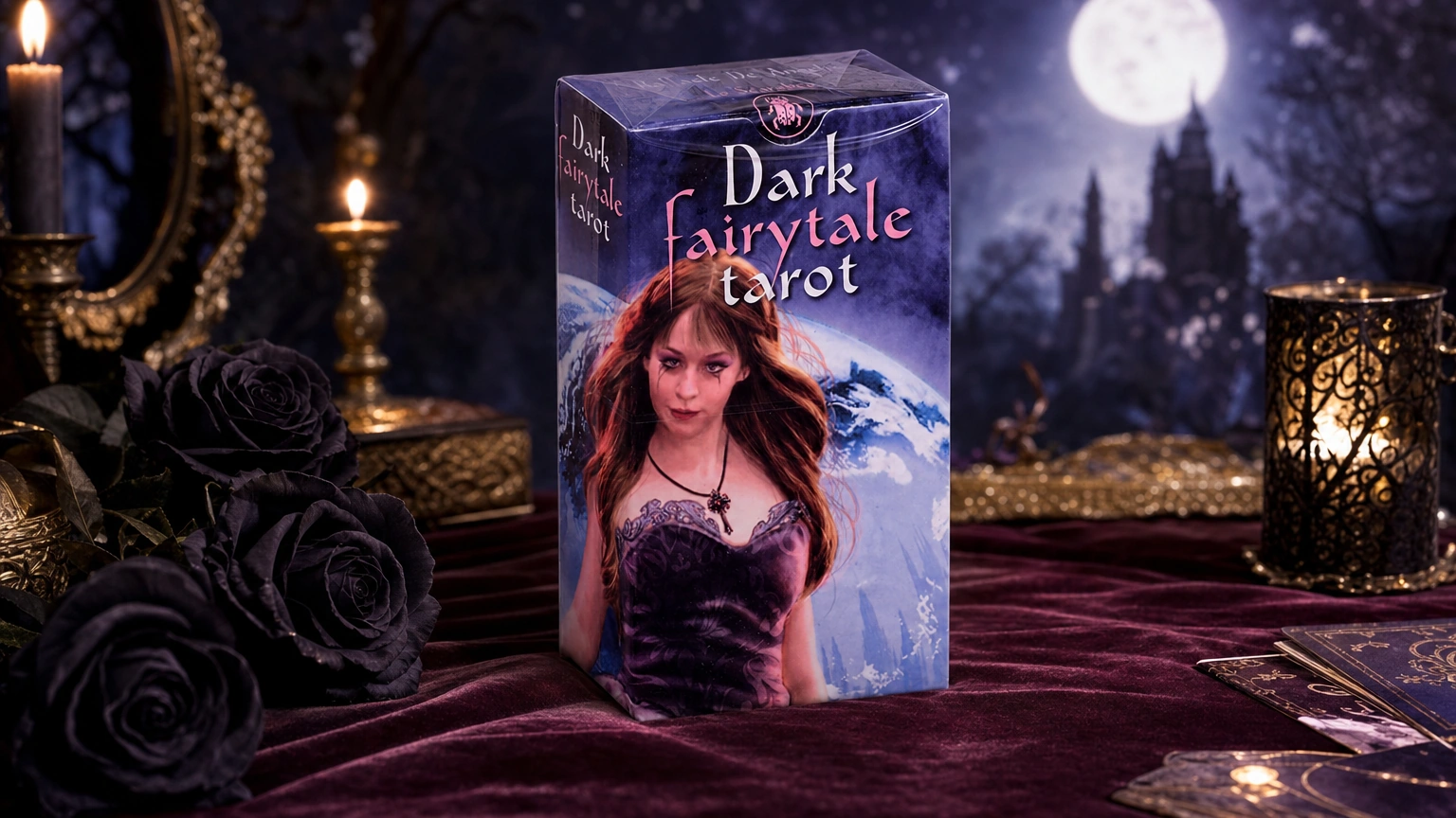 Dark Fairytale Tarot product box final CTA image