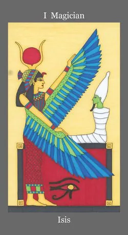 Dark Goddess Tarot source card 01 card from the Dark Goddess Tarot deck