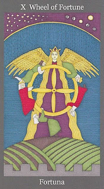Dark Goddess Tarot source card 10 card from the Dark Goddess Tarot deck