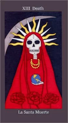Dark Goddess Tarot source card 12 card from the Dark Goddess Tarot deck