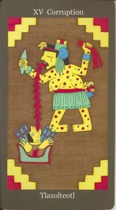 Dark Goddess Tarot source card 14 card from the Dark Goddess Tarot deck