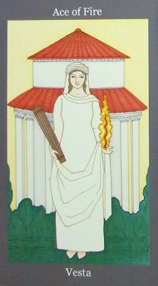 Dark Goddess Tarot source card 21 card from the Dark Goddess Tarot deck