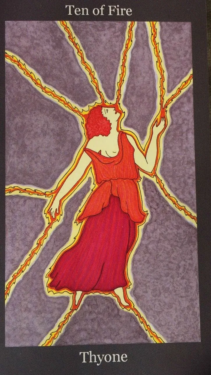 Dark Goddess Tarot source card 25 card from the Dark Goddess Tarot deck