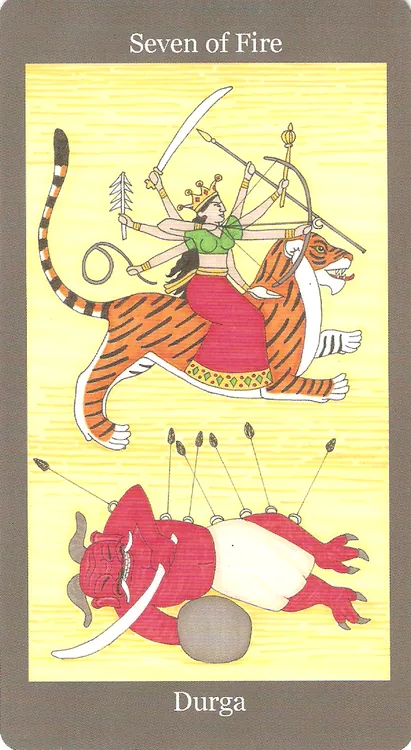 Dark Goddess Tarot source card 28 card from the Dark Goddess Tarot deck