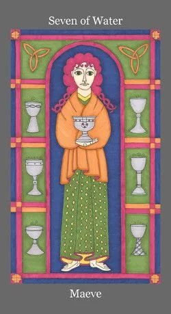 Dark Goddess Tarot source card 36 card from the Dark Goddess Tarot deck