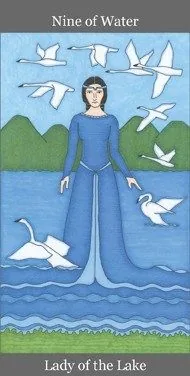 Dark Goddess Tarot source card 37 card from the Dark Goddess Tarot deck