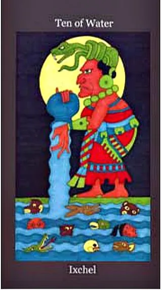 Dark Goddess Tarot source card 39 card from the Dark Goddess Tarot deck