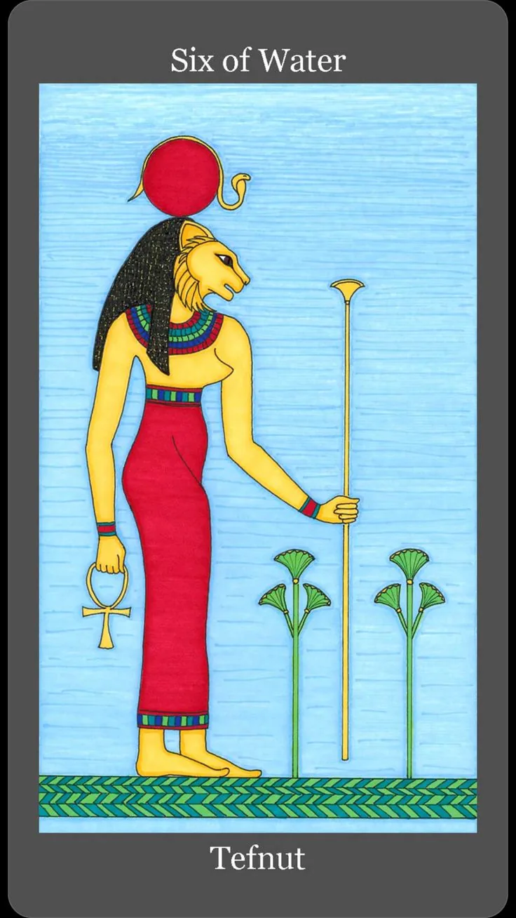 Dark Goddess Tarot source card 40 card from the Dark Goddess Tarot deck