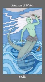 Dark Goddess Tarot source card 41 card from the Dark Goddess Tarot deck