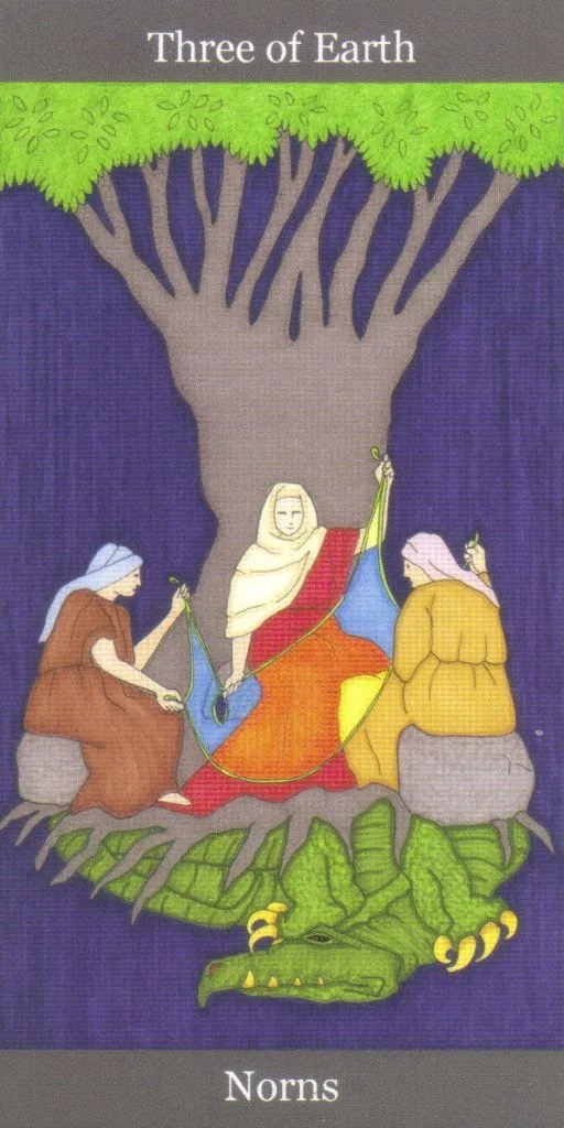 Dark Goddess Tarot source card 45 card from the Dark Goddess Tarot deck