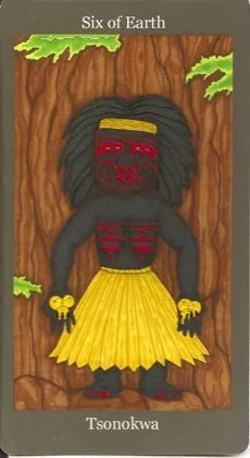Dark Goddess Tarot source card 46 card from the Dark Goddess Tarot deck