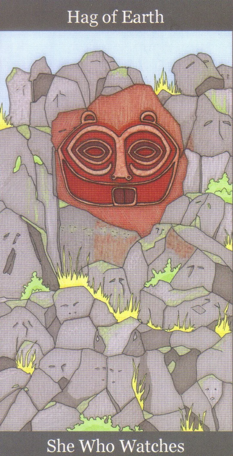 Dark Goddess Tarot source card 48 card from the Dark Goddess Tarot deck