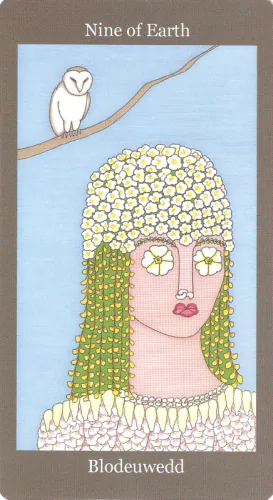 Dark Goddess Tarot source card 50 card from the Dark Goddess Tarot deck