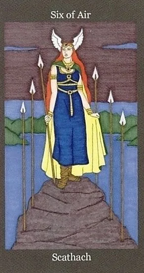 Dark Goddess Tarot source card 53 card from the Dark Goddess Tarot deck