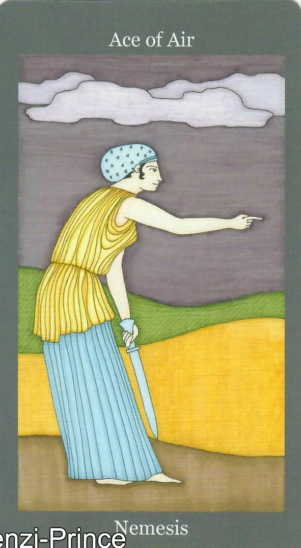 Dark Goddess Tarot source card 54 card from the Dark Goddess Tarot deck
