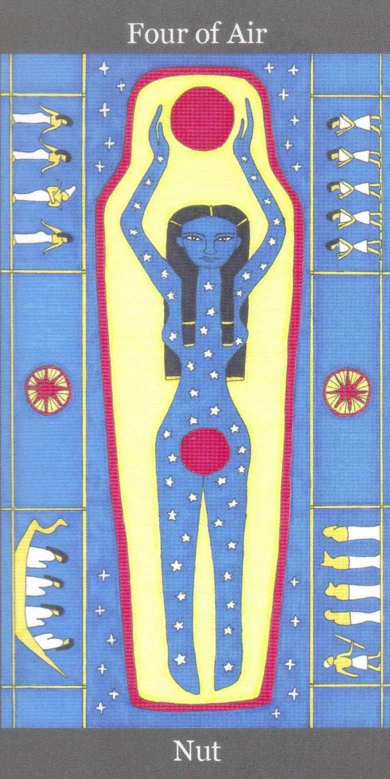 Dark Goddess Tarot source card 55 card from the Dark Goddess Tarot deck
