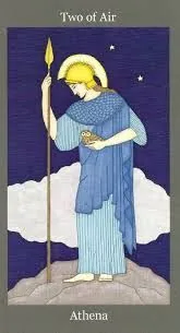 Dark Goddess Tarot source card 56 card from the Dark Goddess Tarot deck