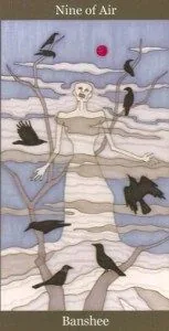 Dark Goddess Tarot source card 57 card from the Dark Goddess Tarot deck