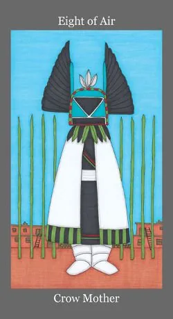 Dark Goddess Tarot source card 58 card from the Dark Goddess Tarot deck