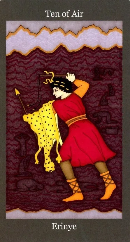 Dark Goddess Tarot source card 59 card from the Dark Goddess Tarot deck